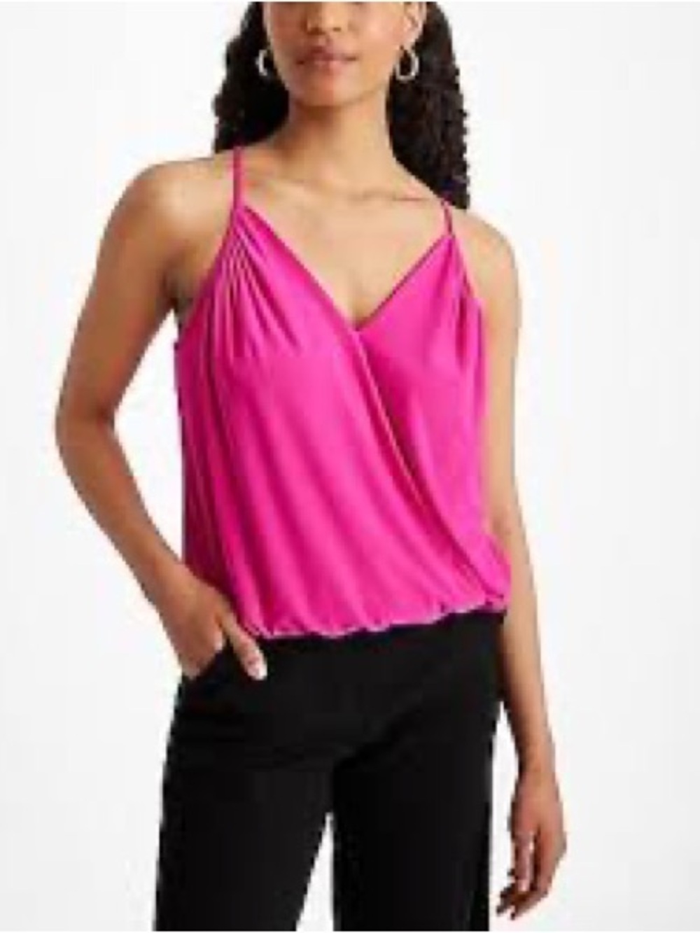 Guess Fuchsia Wrap-Style Camisole